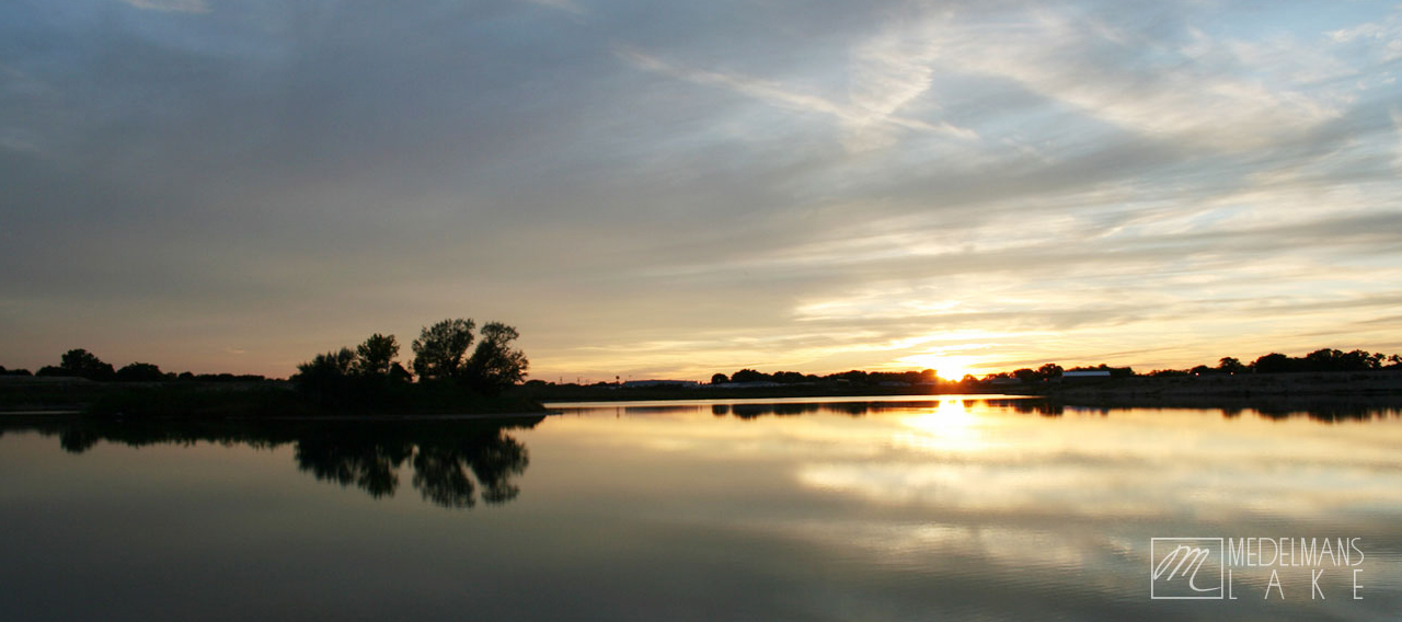 Medelmans Lake - Lake View Sunset